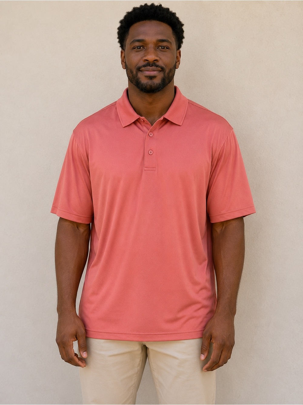 George Coral Short-Sleeve Polo Shirt